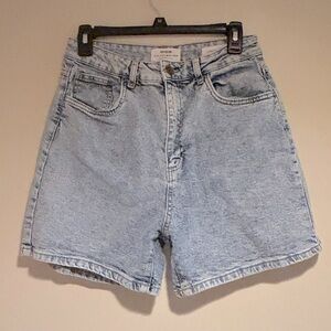Cotton On Light High Rise Stretch Jean Shorts Sz 8